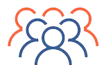 Large group of people icon